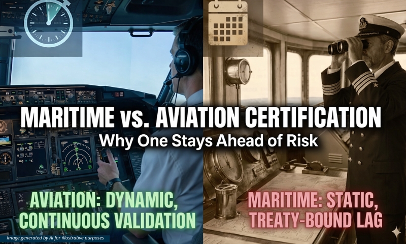 Maritime vs Aviation Certification: Why One Stays Ahead of Risk