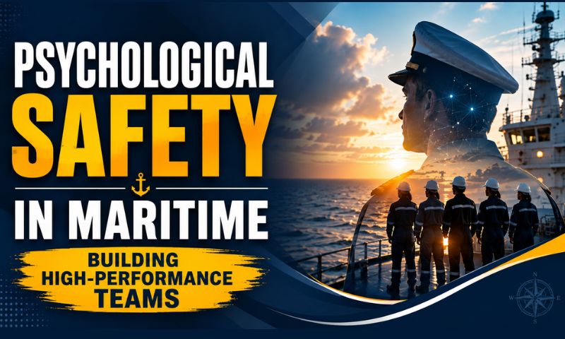 Psychological safety in maritime: crew discussing safety, leadership and communication onboard a vessel