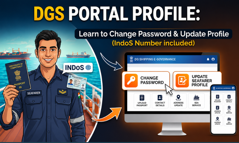 How to Keep Your Seafarer Profile Up to Date on the DGS Portal — A Complete Step-by-Step Guide