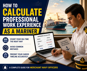 How to Calculate Professional Work Experience as a Mariner