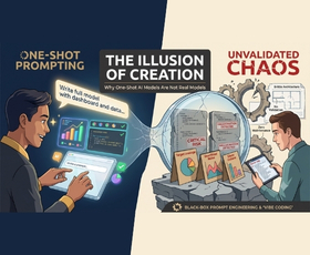 The Illusion of Creation: Why One Shot AI Models Are Not Real Models?